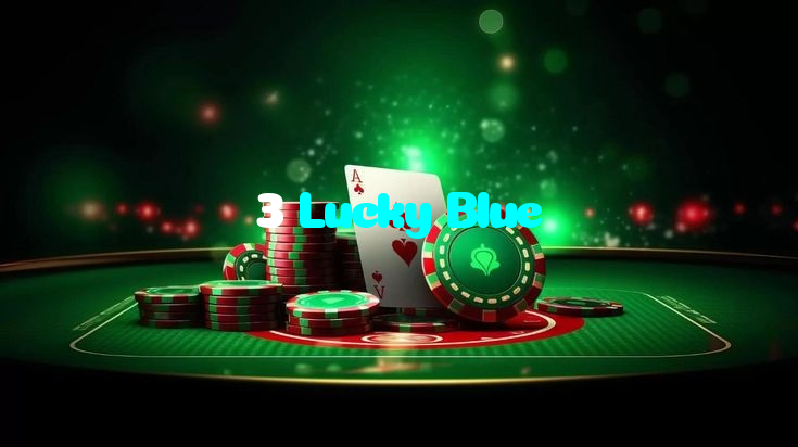 3 Lucky Blue casino presented on mobile device in Pakistan with slots and live games